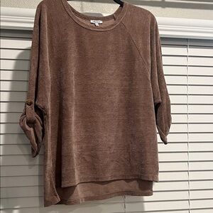 White Birch Mauve Tunic Top